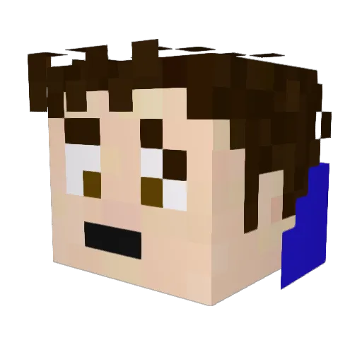 markbuscus12 Minecraft avatar head, 3D render