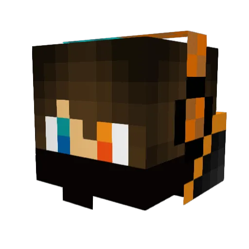 markerturtle Minecraft avatar head, 3D render