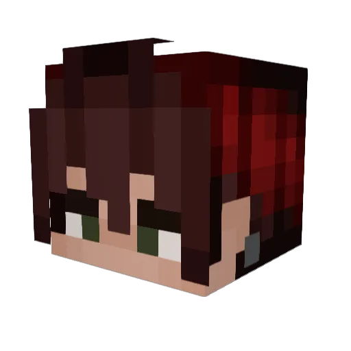 marketflier Minecraft avatar head, 3D render