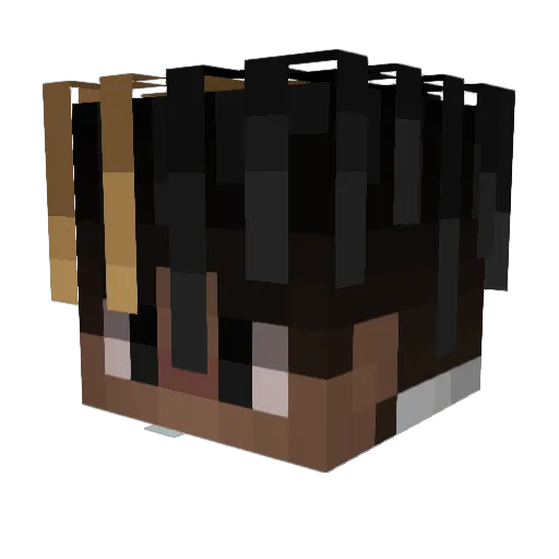 markiplier1234 Minecraft avatar head, 3D render