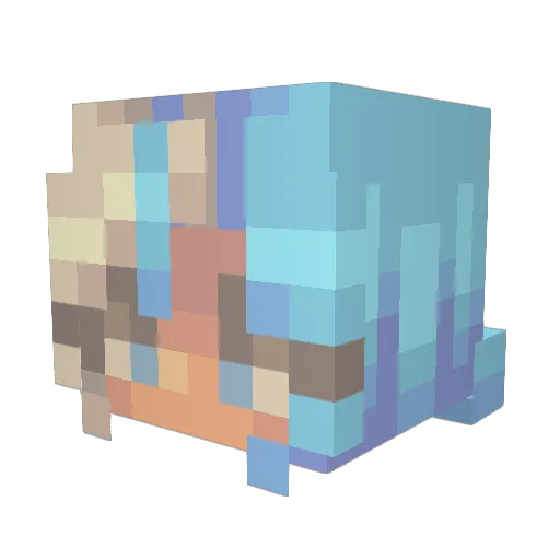 marko1684 Minecraft avatar head, 3D render