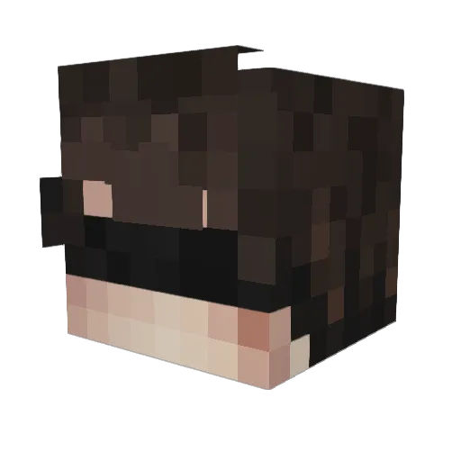 markpschmidt Minecraft avatar head, 3D render