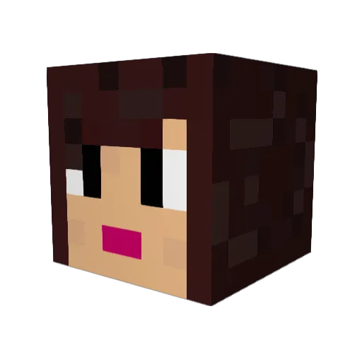 markquestion23 Minecraft avatar head, 3D render