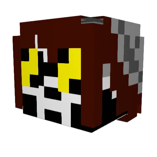 marktest Minecraft avatar head, 3D render