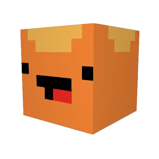 marktrols Minecraft avatar head, 3D render