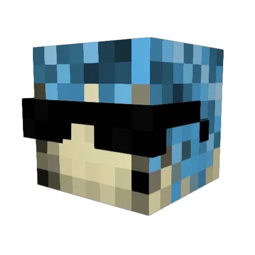 markun2053 Minecraft avatar head, 3D render