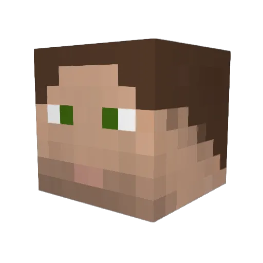 markuskain Minecraft avatar head, 3D render