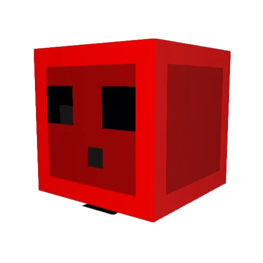 markusklm Minecraft avatar head, 3D render