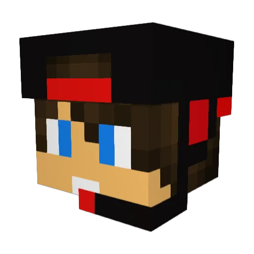 markuss10 Minecraft avatar head, 3D render