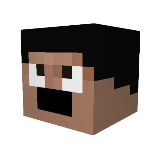 marky_D11 Minecraft avatar head, 3D render