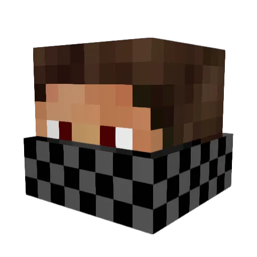 markyboy10 Minecraft avatar head, 3D render
