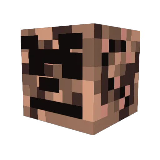 markyoyo Minecraft avatar head, 3D render