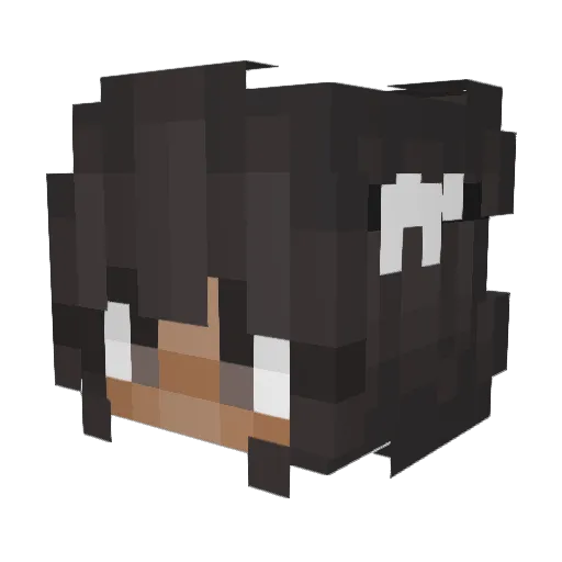 marlena002 Minecraft avatar head, 3D render