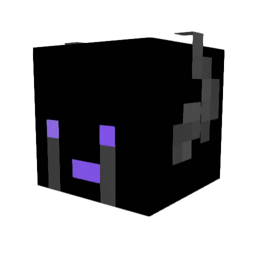 marlenacantswim Minecraft avatar head, 3D render