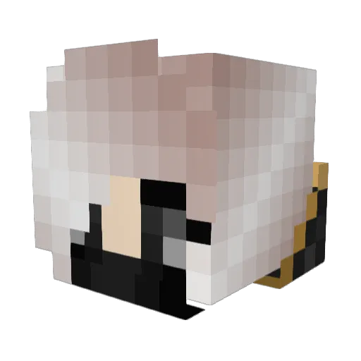 marleyreaper Minecraft avatar head, 3D render