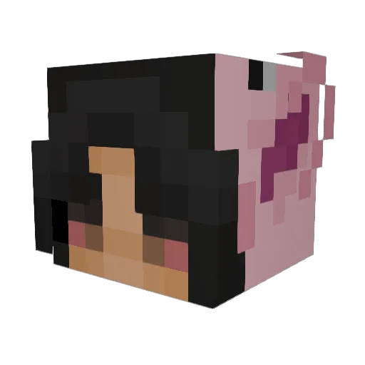 marlig12 Minecraft avatar head, 3D render