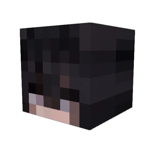 marljake Minecraft avatar head, 3D render