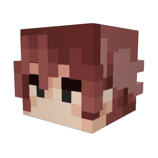 marlo___ Minecraft avatar head, 3D render