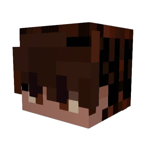 marlonWRX Minecraft avatar head, 3D render