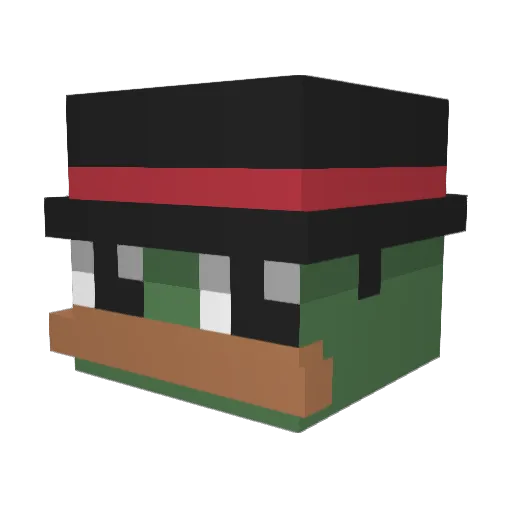 marlon_mjn Minecraft avatar head, 3D render