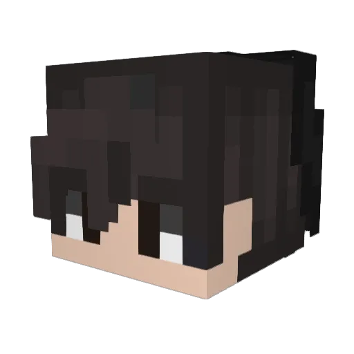 marlonotto Minecraft avatar head, 3D render