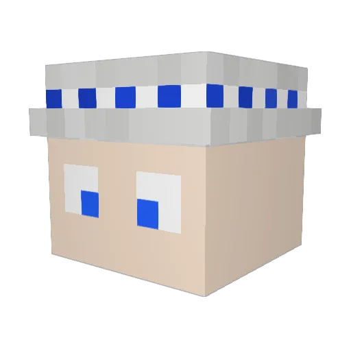 marlonpnrzero Minecraft avatar head, 3D render