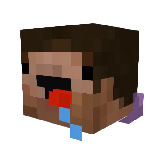 marma007 Minecraft avatar head, 3D render