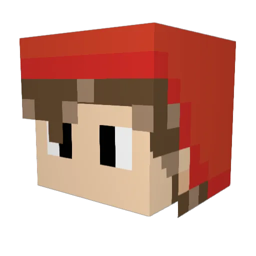 marmalade12345 Minecraft avatar head, 3D render