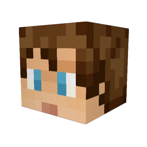 marmaladeboi Minecraft avatar head, 3D render