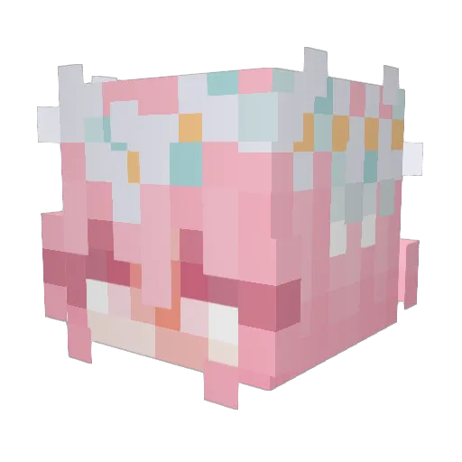 marmaladesjam Minecraft avatar head, 3D render
