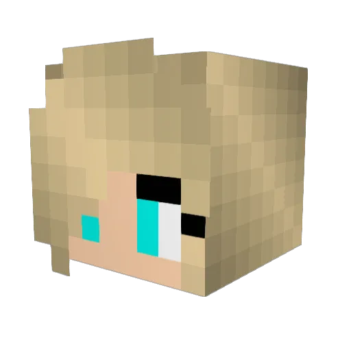 marmarbillings Minecraft avatar head, 3D render