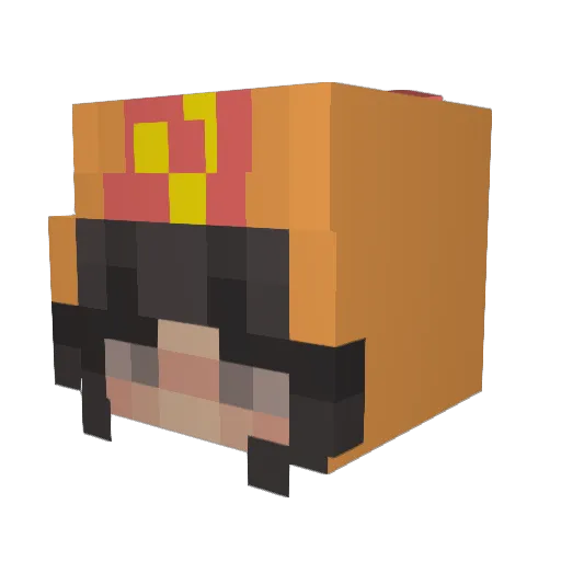 marmelitta Minecraft avatar head, 3D render