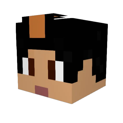 marmo02 Minecraft avatar head, 3D render