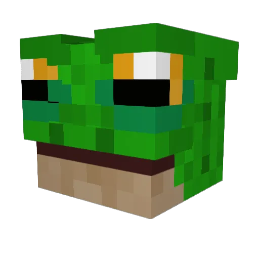 marmorz Minecraft avatar head, 3D render