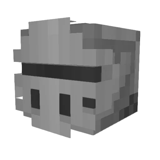 marmotlord Minecraft avatar head, 3D render