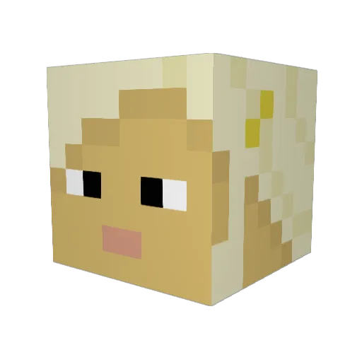 marmotte915 Minecraft avatar head, 3D render