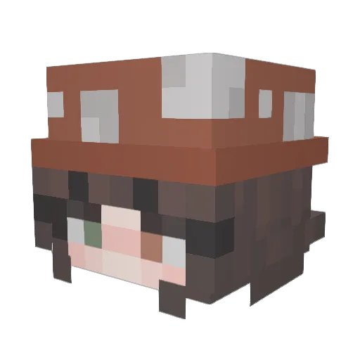 marnbugs Minecraft avatar head, 3D render