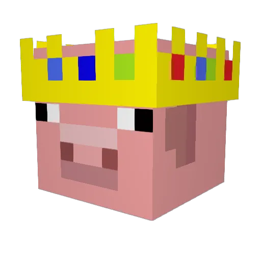 marnixds Minecraft avatar head, 3D render