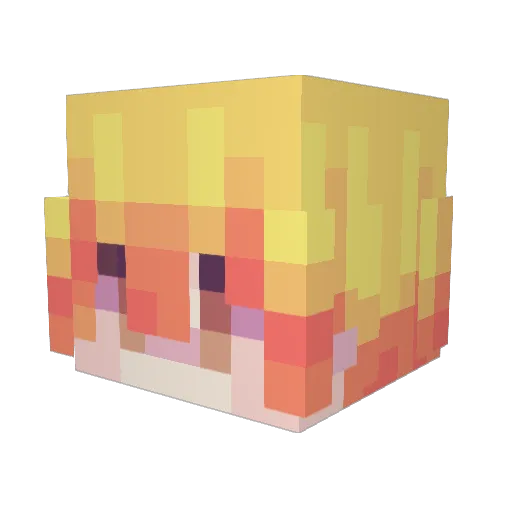 maro0907 Minecraft avatar head, 3D render