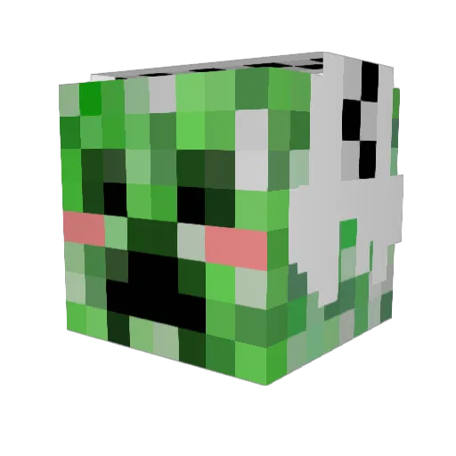 maroiana Minecraft avatar head, 3D render