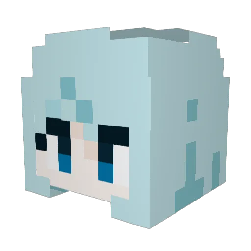 maron0414 Minecraft avatar head, 3D render