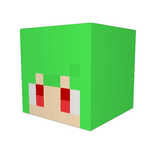 maron0489 Minecraft avatar head, 3D render