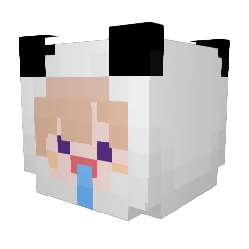 maroo124 Minecraft avatar head, 3D render