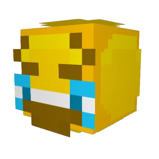 maroon83 Minecraft avatar head, 3D render