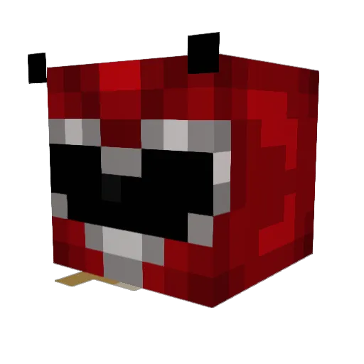 marosafu Minecraft avatar head, 3D render