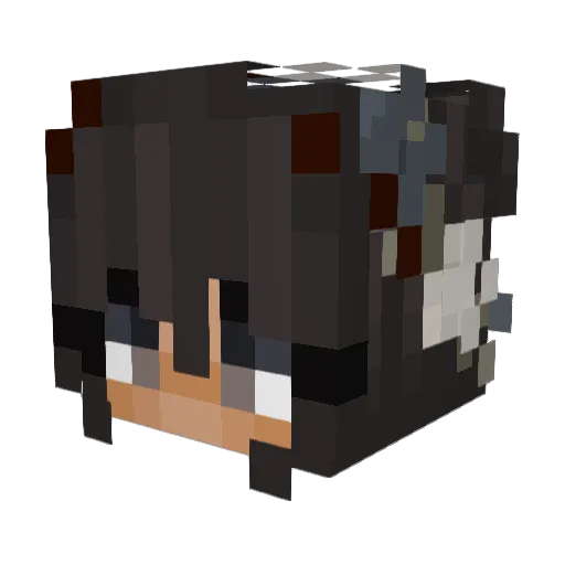 marouchax Minecraft avatar head, 3D render