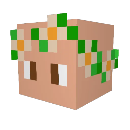 marp0530 Minecraft avatar head, 3D render