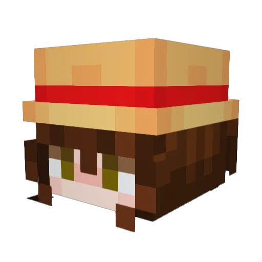 marplogs Minecraft avatar head, 3D render