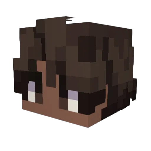 marquezs_ Minecraft avatar head, 3D render