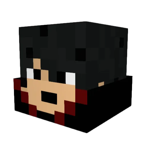 marr55 Minecraft avatar head, 3D render